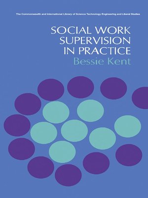 cover image of Social Work Supervision in Practice
